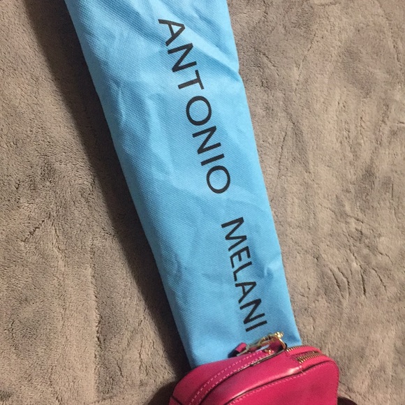 Antonio Melani Pink crossbody shoulder purse - Picture 7 of 8